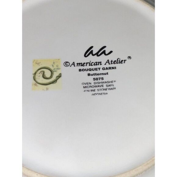 American Atelier BOUQUET GARNI BUTTERNUT 5075 "Sage Fennel" Salad Plate - Picture 6 of 6